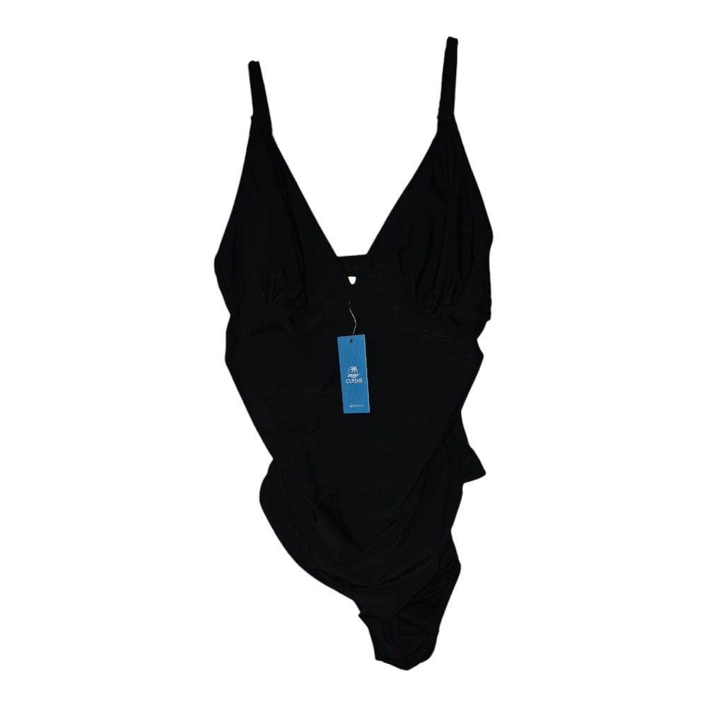 NWT Cupshe Elegant Black One-Piece Swimsuit